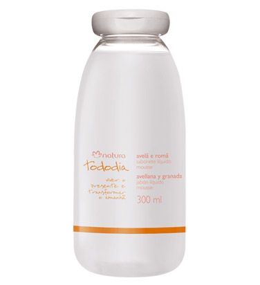 Sabonete Líquido Mousse para o Corpo Avelã e Romã
